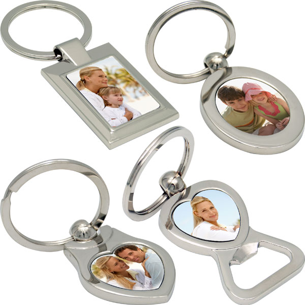 MCprint.eu - Photogift: Photo key ring - rectangle, oval, heart with an opener in the shape of a heart