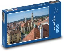 Maďarsko - centrum města Puzzle 500 dílků - 46 x 30 cm