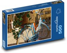 Jízdní kolo na ulici Puzzle 500 - 46x30 cm