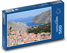Ostrov Symi - Řecko Puzzle 500 dílků - 46 x 30 cm