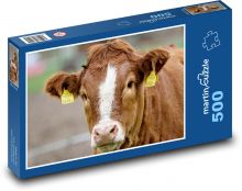 Kráva - tele Puzzle 500 dílků - 46 x 30 cm