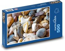 Kameny - pláž Puzzle 500 dílků - 46 x 30 cm
