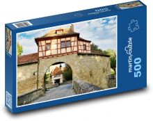 Středověká brána Puzzle 500 - 46x30 cm