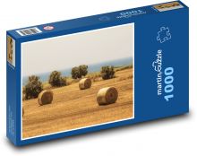 Poľnohospodárstvo - Seno, slama Puzzle 1000 dielikov - 60 x 46 cm 