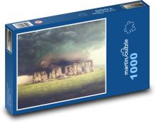Stonehenge - kamenný kruh Puzzle 1000 dílků - 60 x 46 cm