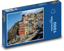 Městečko na skále - Itálie Puzzle 1000 dílků - 60 x 46 cm