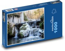 Vodopád, voda, rieka Puzzle 1000 dielikov - 60 x 46 cm 