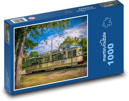 Stary tramwaj - Puzzle 1000 elementów, rozmiar 60x46 cm