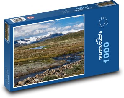 Norsko - Hardangervidda - Puzzle 1000 dílků, rozměr 60x46 cm