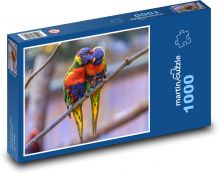 Parrots, exotic birds Puzzle 1000 pieces - 60 x 46 cm 