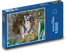 Zvíře - lemur Puzzle 1000 dílků - 60 x 46 cm