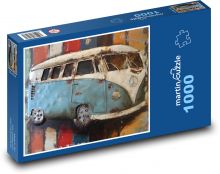 Auto - umělecké dílo, malování Puzzle 1000 dílků - 60 x 46 cm