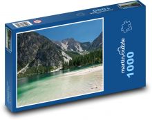 Jazero - hory, voda Puzzle 1000 dielikov - 60 x 46 cm 