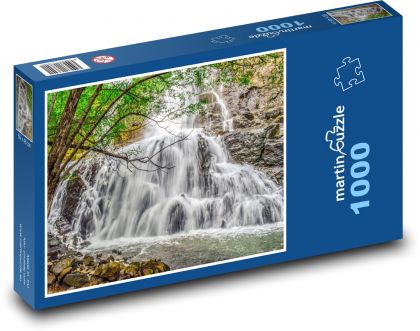 Vodopád - řeka, voda - Puzzle 1000 dílků, rozměr 60x46 cm
