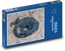 Jašterica - plaz, zviera Puzzle 1000 dielikov - 60 x 46 cm 