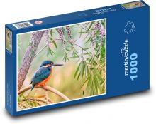 Ledňáček - pták, příroda Puzzle 1000 - 60x46 cm