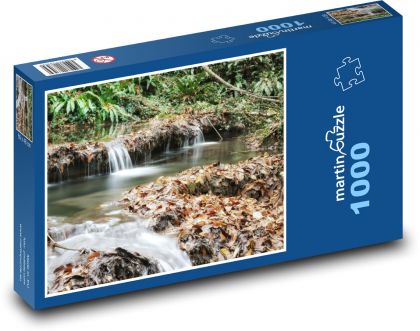 Vodopád - rieka, príroda - Puzzle 1000 dielikov, rozmer 60x46 cm