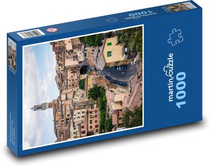 Siena - Itálie, město - Puzzle 1000 dílků, rozměr 60x46 cm