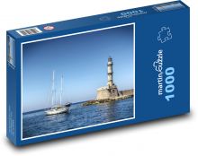 Ship - lighthouse, sea Puzzle 1000 pieces - 60 x 46 cm 