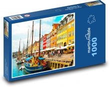Copenhagen - Denmark City Puzzle 1000 pieces - 60 x 46 cm 