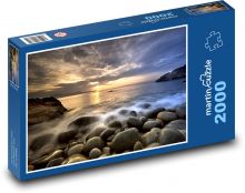 Západ slunce nad mořem Puzzle 2000 dílků - 90 x 60 cm