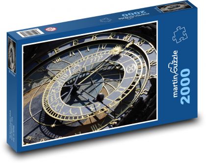 Praha - Astronomické Hodiny - Puzzle 2000 dielikov, rozmer 90x60 cm 