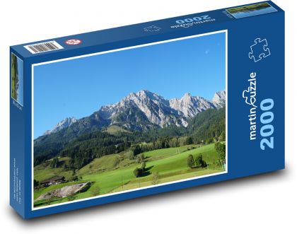 Austria - Alpy - Puzzle 2000 elementów, rozmiar 90x60 cm