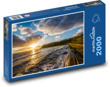 Západ slunce, moře Puzzle 2000 dílků - 90 x 60 cm