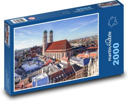 Niemcy - Monachium - Puzzle 2000 elementów, rozmiar 90x60 cm