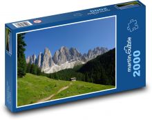 Szczyty górskie - naturalna sceneria Puzzle 2000 elementów - 90x60 cm