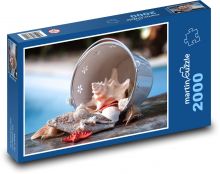 Mušle v kbelíku Puzzle 2000 dílků - 90 x 60 cm