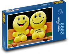 Smajlíci - přátelé, kamarádi Puzzle 2000 - 90x60 cm