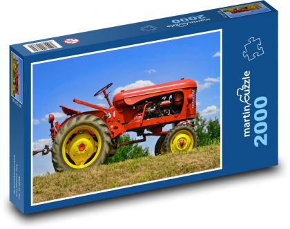 Poľnohospodárstvo - traktor, stroj - Puzzle 2000 dielikov, rozmer 90x60 cm 