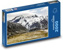 Nový Zéland - hory Puzzle 2000 dílků - 90 x 60 cm