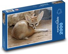 Pouštní liška - divoká zvěř, zoo Puzzle 2000 dílků - 90 x 60 cm