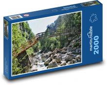 Bridge - river, nature Puzzle 2000 pieces - 90 x 60 cm