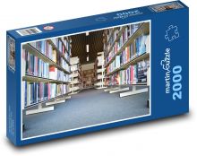 Knihy - číst, knihovna  Puzzle 2000 dílků - 90 x 60 cm