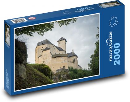 Rappottenstein - zámek, Rakousko - Puzzle 2000 dílků, rozměr 90x60 cm