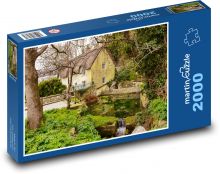 Dům - chalupa, venkov Puzzle 2000 dílků - 90 x 60 cm