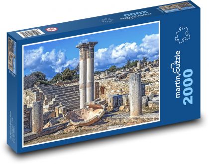 Cypr - podróże, ruiny - Puzzle 2000 elementów, rozmiar 90x60 cm