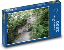Zřícenina - brána, průchod Puzzle 2000 dílků - 90 x 60 cm