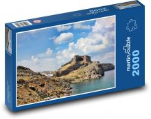 Rhodos - Řecko, hrad Puzzle 2000 - 90x60 cm