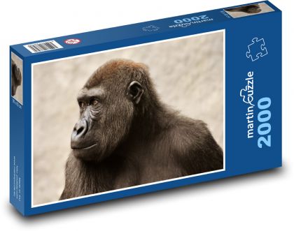 Opica - primát, zviera - Puzzle 2000 dielikov, rozmer 90x60 cm 