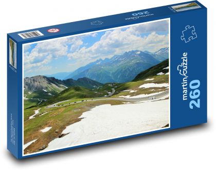 Rakousko - Alpy - Puzzle 260 dílků, rozměr 41x28,7 cm