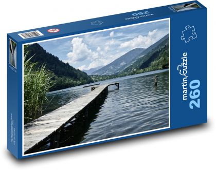 Austria - the Alps, lake - Puzzle 260 pieces, size 41x28.7 cm 