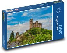 Hrad na zeleném kopci Puzzle 260 dílků - 41 x 28,7 cm