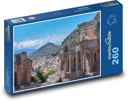Itálie - Sicílie - Puzzle 260 dílků, rozměr 41x28,7 cm