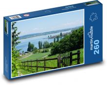 Bodamské jezero - voda, jezero Puzzle 260 dílků - 41 x 28,7 cm