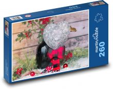 Srdce - vánoce, milovat Puzzle 260 dílků - 41 x 28,7 cm