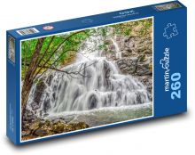 Wodospad - rzeka, woda Puzzle 260 elementów - 41x28,7 cm